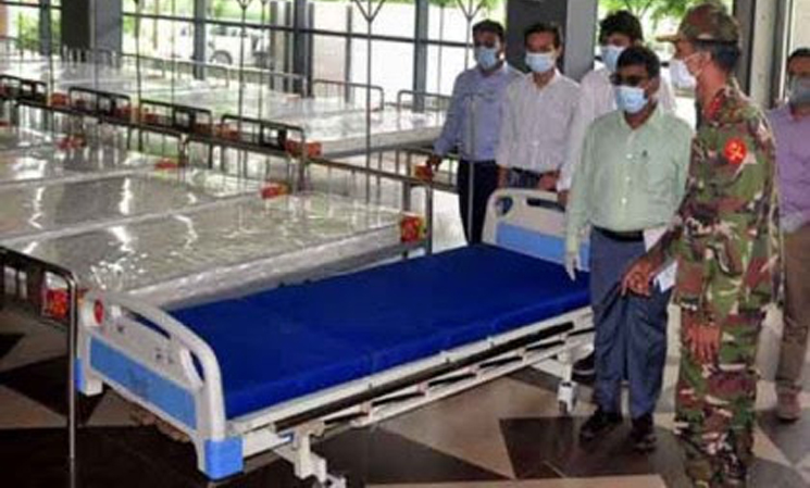 উদ্বোধনের অপেক্ষায় দেশের সর্ববৃহৎ করোনা হাসপাতাল