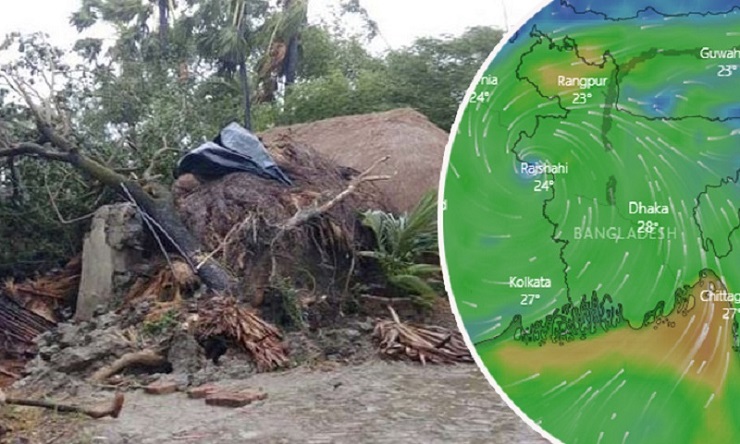 আমফান এখন পাবনায়, ময়মনসিংহ হয়ে যাবে মেঘালয়
