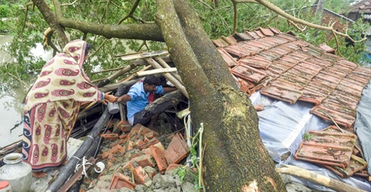 সেই করোনার কারণেই আম্ফানে প্রাণহানি কম