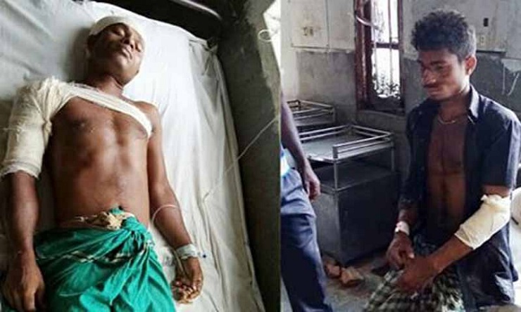 উপড়ে পড়া গাছ সরিয়ে না নেওয়ায় তিনজনকে কুপিয়ে জখম