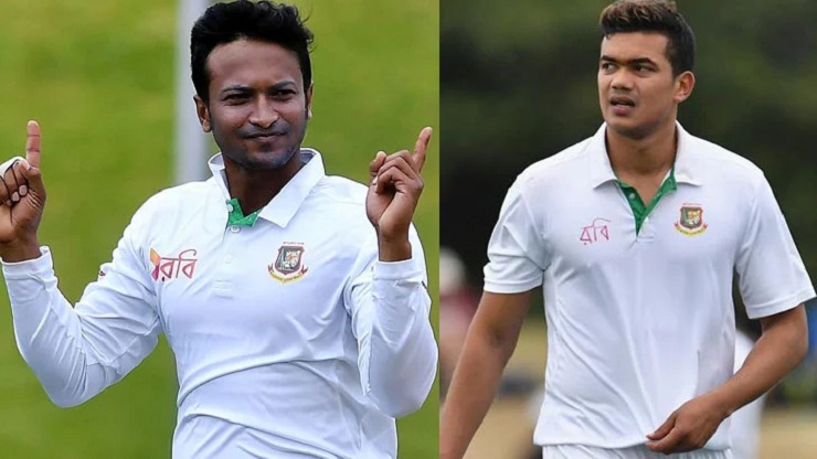 সাকিব-তাসকিনকে রেখে ঢাকা টেস্টের দল ঘোষণা
