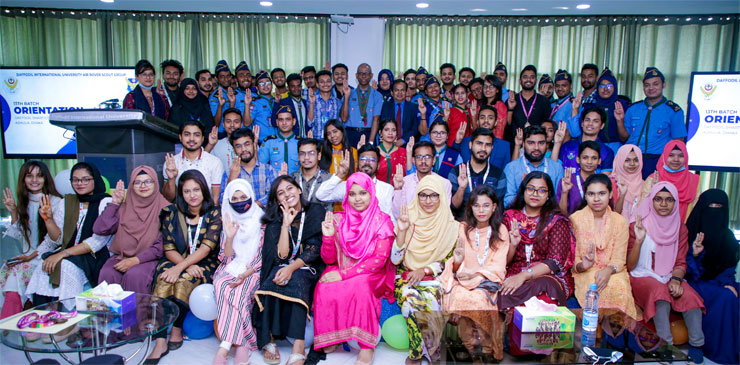 নতুন রোভারদের বরণ করে নিলো ড্যাফোডিল ইউনিভার্সিটি