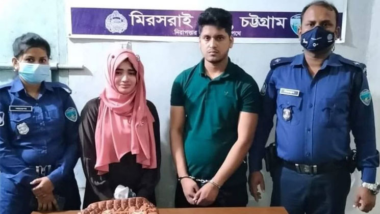 নোভার ভ্যানিটি ব্যাগে পাওয়া গেলো ১ হাজার পিস ইয়াবা 