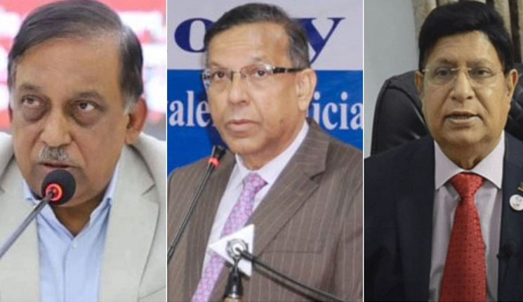 যুক্তরাষ্ট্রের নিষেধাজ্ঞার বিষয়ে কাজ করতে তিন মন্ত্রীকে দায়িত্ব