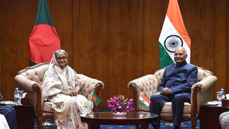 বাংলাদেশ-ভারতের সুসম্পর্ক জরুরি: রামনাথকে শেখ হাসিনা