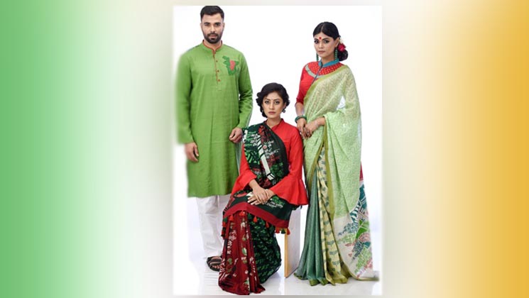 স্বাধীনতার সুবর্ণ জয়ন্তীতে পোশাকের সম্ভার