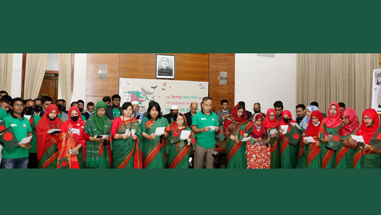 বিজয়ের সুবর্ণজয়ন্তী উদযাপন করেছে প্রতিরক্ষা মন্ত্রণালয়