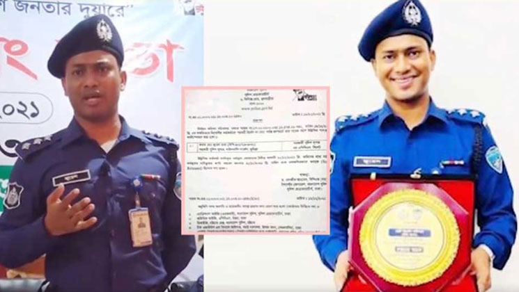 সেই পুলিশ অফিসার সিলেটে বদলি!