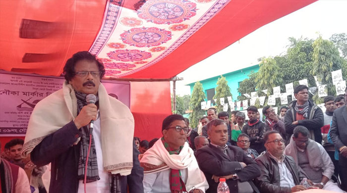 কেশবপুরের গৌরীঘোনায় নৌকার প্রধান নির্বাচনী অফিস উদ্বোধন