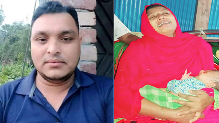 সন্তানকে ছুঁয়ে দেখা হলো না রিয়াজের