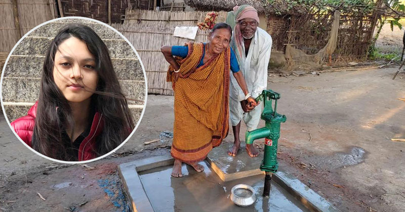 অসহায়দের ৩২টি টিউবওয়েল স্থাপন করে দিলেন প্রিসিলা