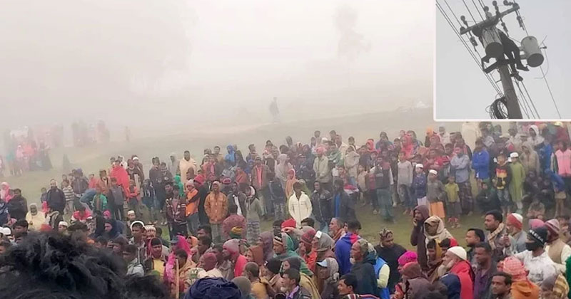 বৈদ্যুতিক খুঁটিতে ঝুলছিল ২ লাশ
