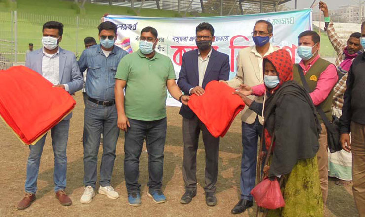 অসহায় শীতার্তদের মাঝে বসুন্ধরা গ্রুপের সহযোগিতা অব্যহত