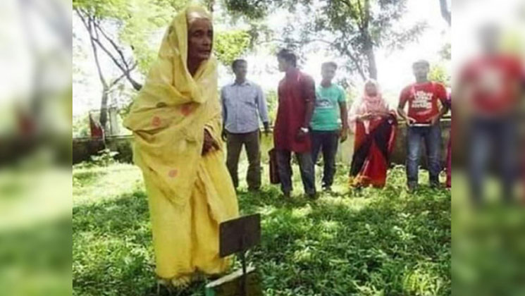 অবশেষে শহিদ সন্তানের কবর খুঁজে পেলেন মা