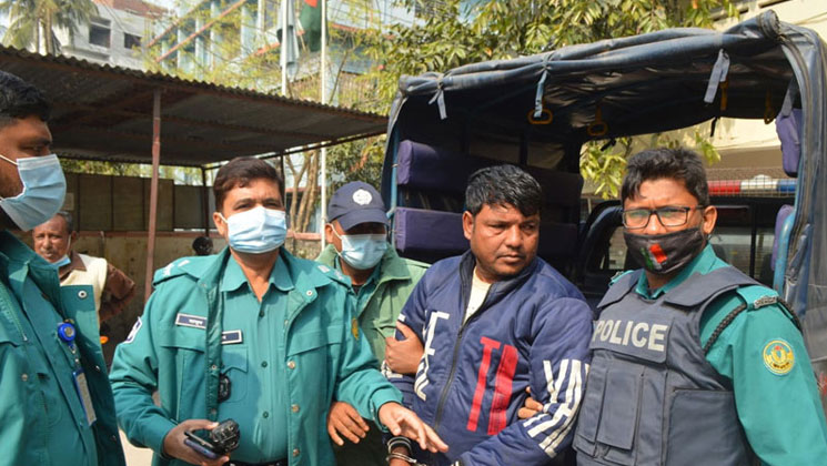 রাবি শিক্ষার্থী হিমেলকে চাপা দেওয়া ট্রাকচালক আটক