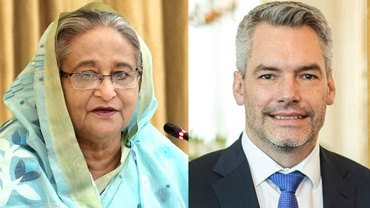 অস্ট্রিয়ার চ্যান্সেলরকে ফোনালাপে যা বললেন শেখ হাসিনা