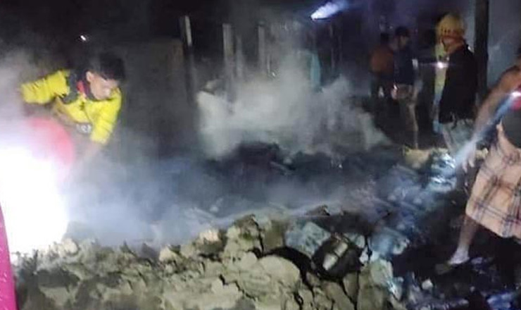 দরজা বন্ধ করে পাশের বাসায় মা, আগুনে ঘুমন্ত ভাইবোনের মৃত্যু