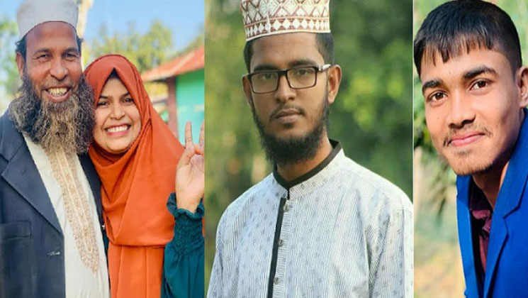 ছেলে-মেয়ে ও নাতির সঙ্গে আলীম পাস করলেন সিরাজুল