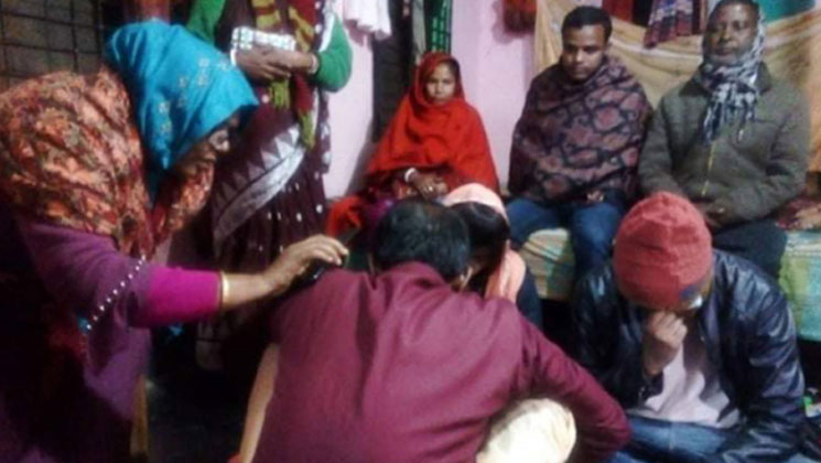 অবশেষে শাঁখা-সিঁদুর পরিয়ে মুক্তাকে ঘরে তুললেন প্রেমিক