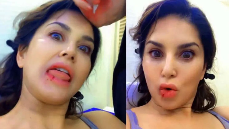 গোটা শরীর রক্তে মাখা সানি লিওনের ভিডিও ভাইরাল