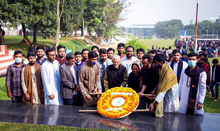 ড্যাফোডিল বিশ্ববিদ্যালয়ে শহীদ দিবস ও আন্তর্জাতিক মাতৃভাষা দিবস পালিত