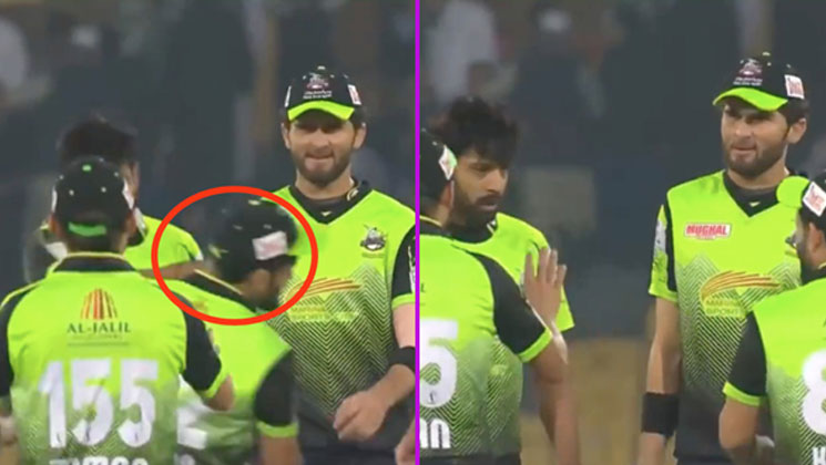 সতীর্থকে চড় মেরে আলোচনায় পাকিস্তানি বোলার!