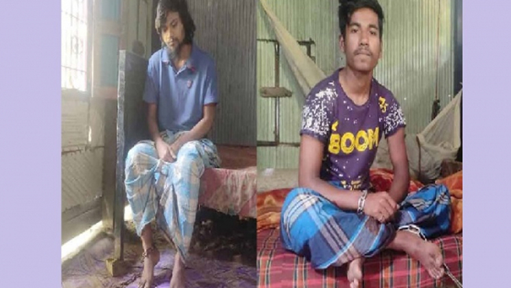 শিকলবন্দী দুই ভাই, দুঃখিনী মায়ের কান্না