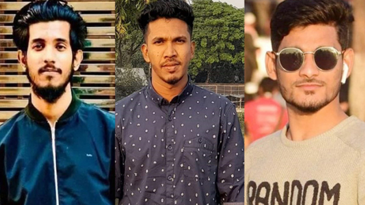 একসঙ্গেই হলো তিন বন্ধুর জানাজা