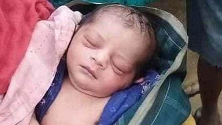 কান্নার শব্দে ভুট্টা ক্ষেতে মিলল নবজাতক