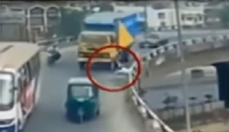 সিসিটিভির ফুটেজে ধরা পড়ল মিম নিহতের নির্মম দৃশ্য (ভিডিও) 