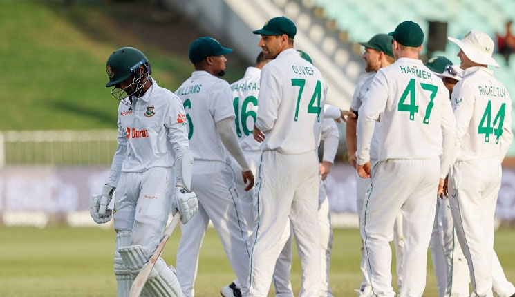 ৮০ রানে অলআউট হয়ে ৩৩২ রানে হারলো বাংলাদেশ