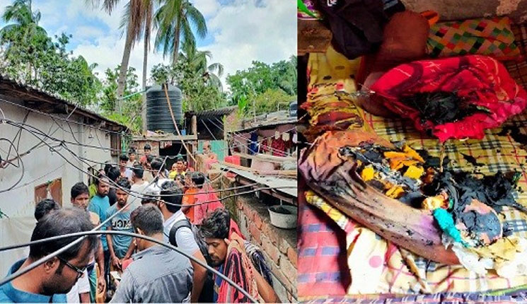 নারায়ণগঞ্জে গ্যাস লিকেজ থেকে বিষ্ফোরণ, একই পরিবারের দগ্ধ ৪