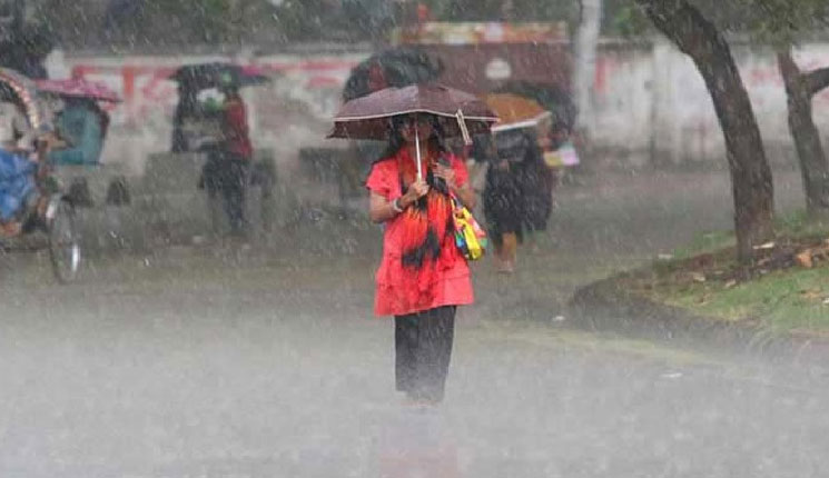 ভারি থেকে অতিভারি বর্ষণের আভাস