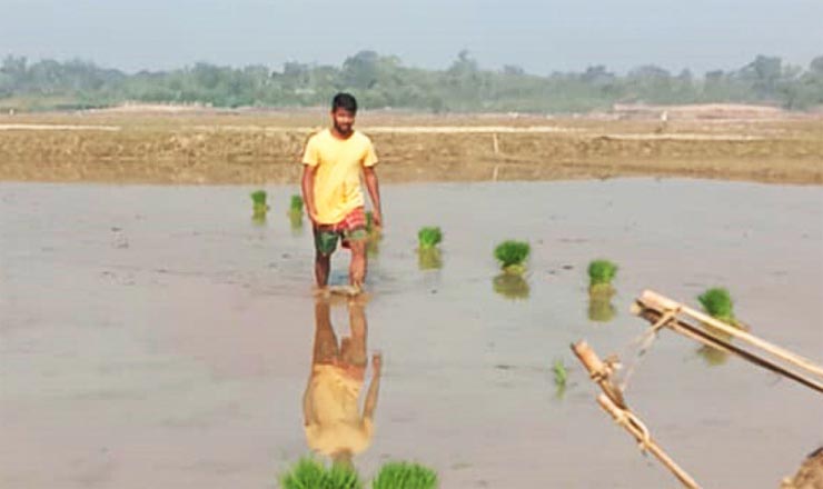বিশ্ববিদ্যালয় শিক্ষার্থী অঞ্জন কখনো দিনমজুর, কখনো ডেলিভারি বয়