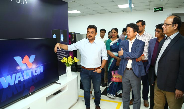 ইপিবি প্রতিনিধিদলের ওয়ালটন হেডকোয়ার্টার পরিদর্শন