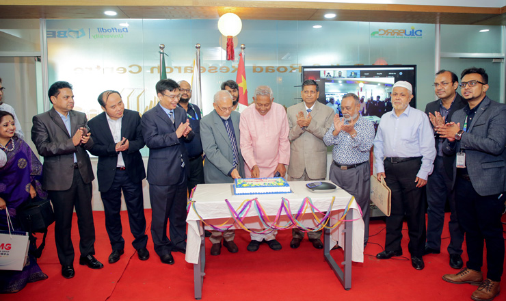 ড্যাফোডিল বিশ্ববিদ্যালয়ে ডিআইইউ বেল্ট রোড রিসার্চ সেন্টারের উদ্বোধন