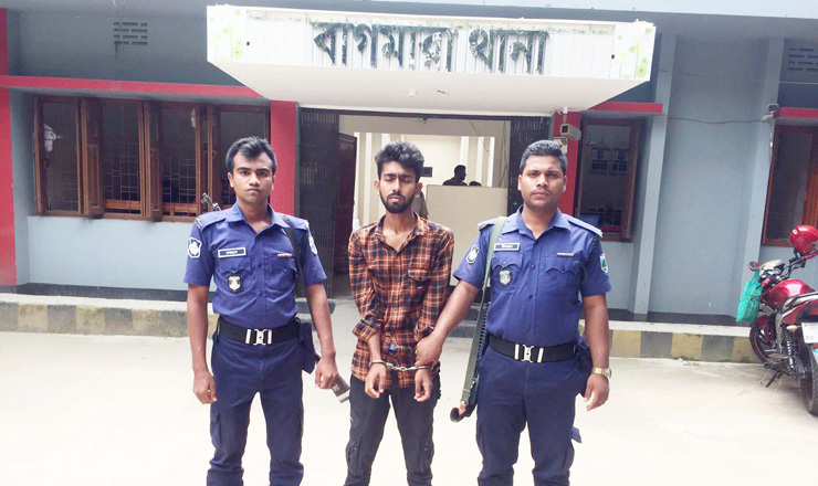 বাগমারায় অপহৃত স্কুল ছাত্রী উদ্ধার, আটক ১