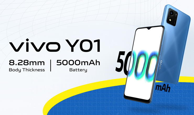 দীর্ঘস্থায়ী ব্যাটারি ভিভো ওয়াই ০১