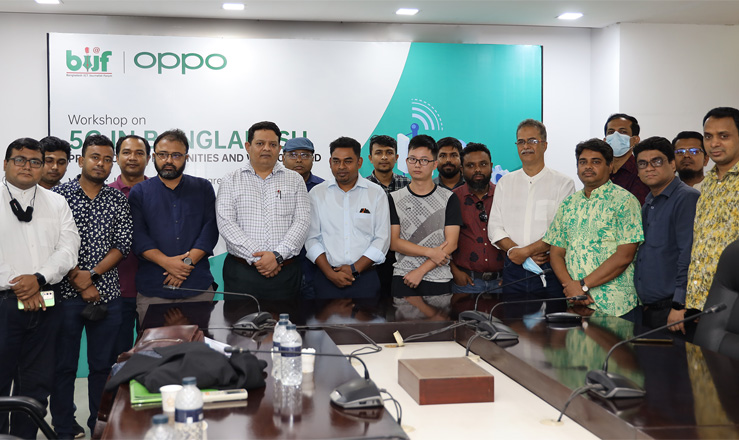 ৫জি প্রযুক্তি’র সম্ভাবনা ও সুযোগ নিয়ে অপো বাংলাদেশ এবং বিআইজেএফ’র কর্মশালা