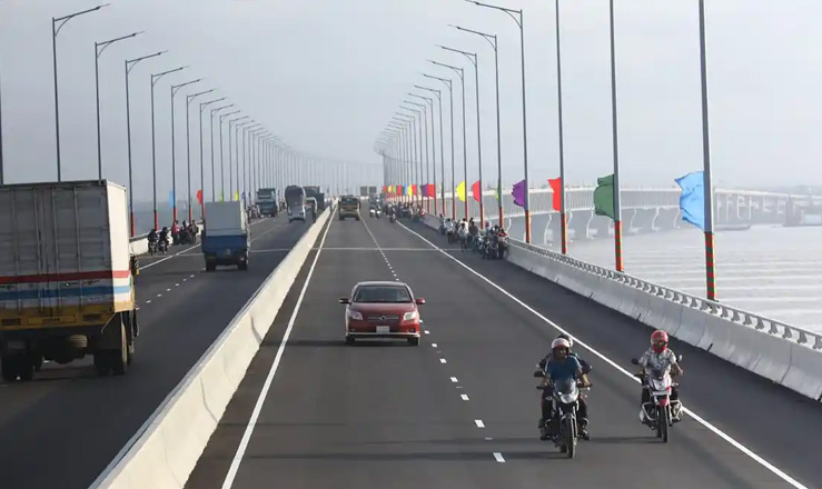 পদ্মা সেতুতে স্পিডগান ও সিসি ক্যামেরা বসানোর পর মোটরসাইকেল চলবে