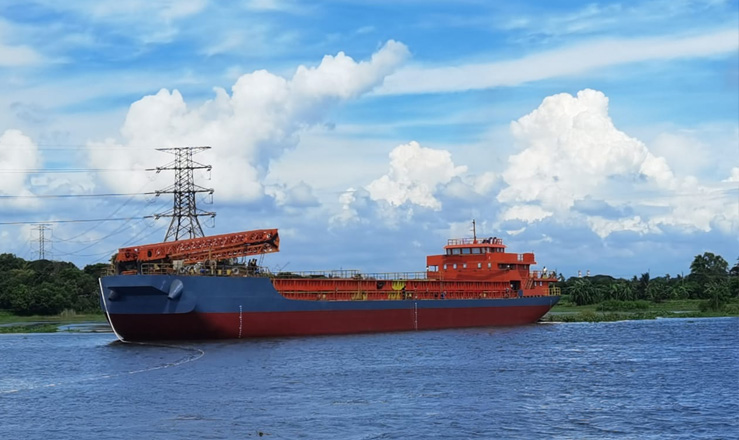 আনুষ্ঠানিকভাবে যাত্রা শুরু করল টগি শিপিং'র প্রথম শিপিং ভেসেল এমভি রানিয়া-৬