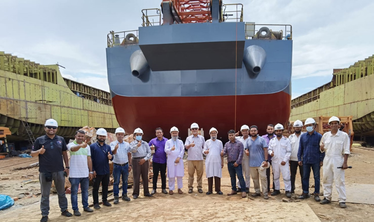 আনুষ্ঠানিকভাবে যাত্রা শুরু করল টগি শিপিং'র প্রথম শিপিং ভেসেল এমভি রানিয়া-৬