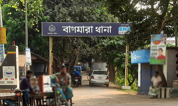 বাগমারায় পুলিশের অভিযানে ১০ জন গ্রেপ্তার