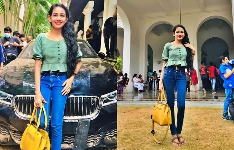 শ্রীলংকার তমুল বিক্ষোভের মধ্যেই আলোচনায় যে তরুণী