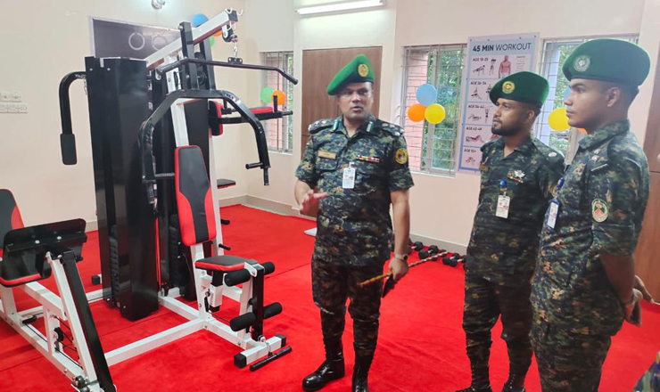 ইলাইপুর, রূপসা, খুলনায়-৩ আনসার ব্যাটালিয়ন'র আধুনিক ব্যায়ামাগার উদ্বোধন