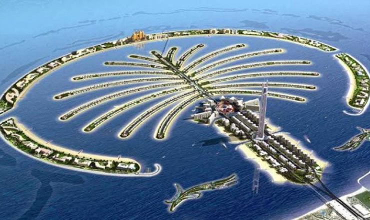 দুবাইয়ের বিখ্যাত পাম জুমেইরা