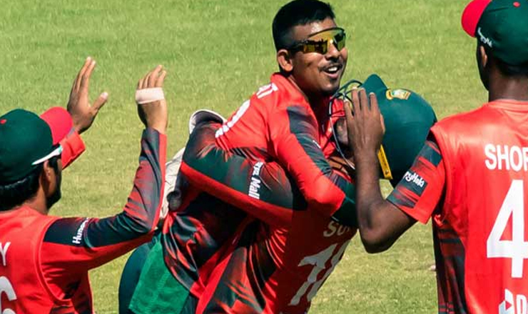 মোসাদ্দেক-লিটনে ভর করে জয় ছিনিয়ে আনলো বাংলাদেশ