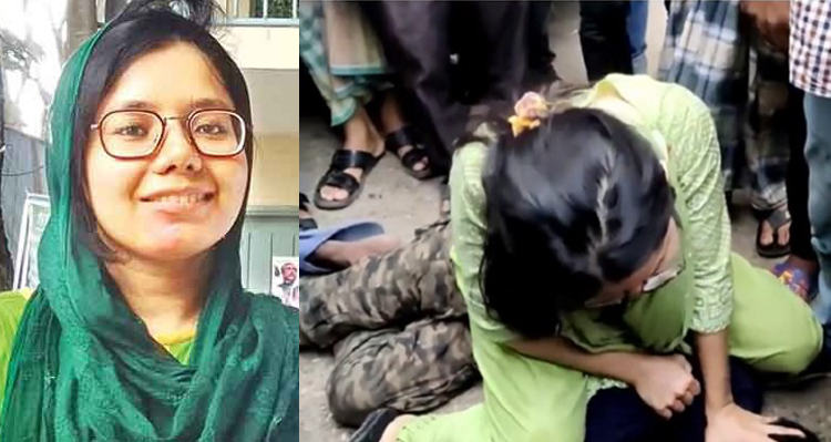 সুখবর পেলেন দুই ছিনতাইকারীকে পেটানো সেই সাহসীকন্যা পারিশা  