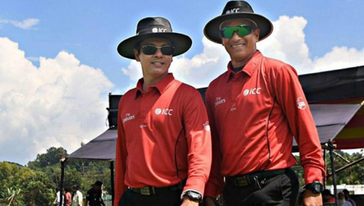 ভারত-পাকিস্তান ম্যাচে বাংলাদেশি আম্পায়ার
