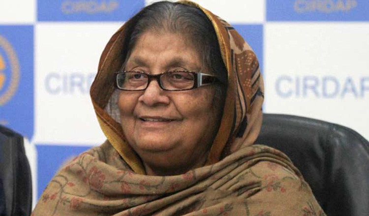 সৈয়দা সাজেদা চৌধুরী আর নেই